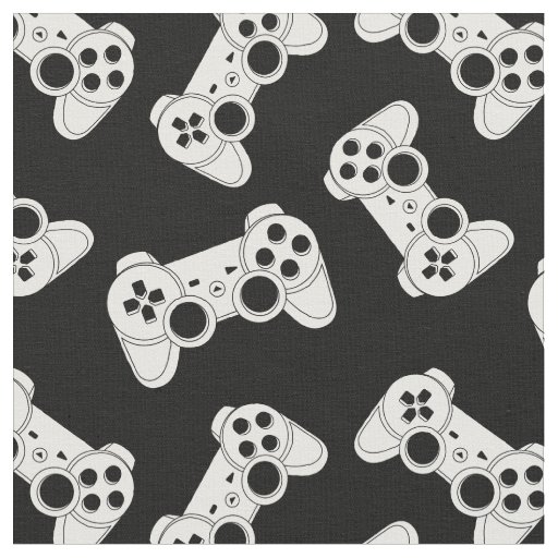 Video Game Controller Pattern Fabric