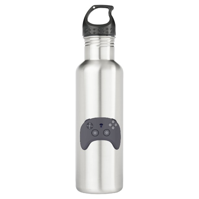 Video Game Controller Stainless Steel Water Bottle (Front)