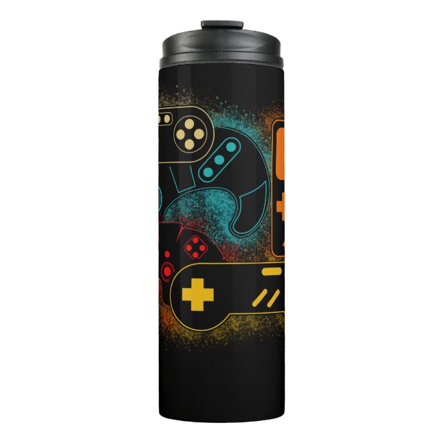 Video Game Controller Thermal Tumbler (Front)