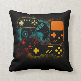 Video Game Controller Throw Pillow