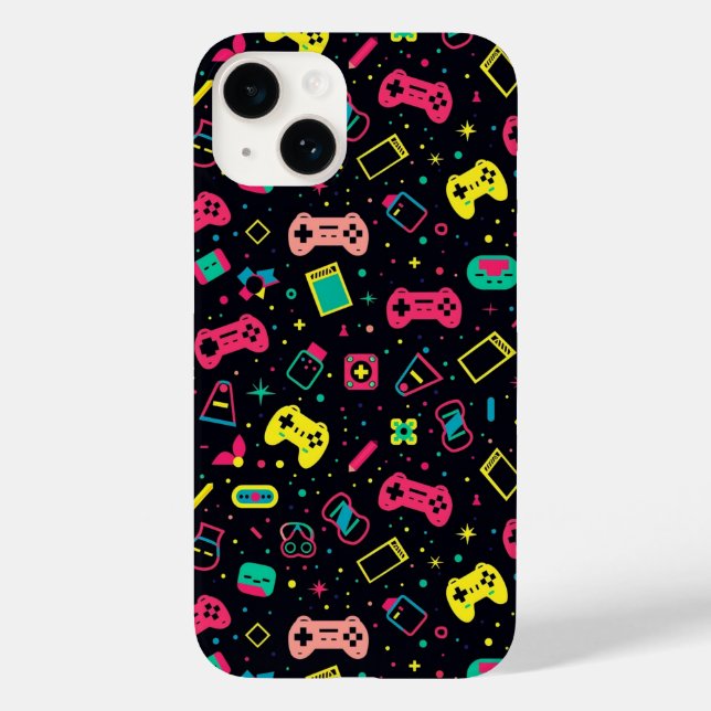 Video Game Controllers Pattern  Case-Mate iPhone Case (Back)