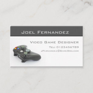 Gamer for Life, Video Game Developer, Designer Business Card