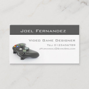 Video Game Developers Business Card