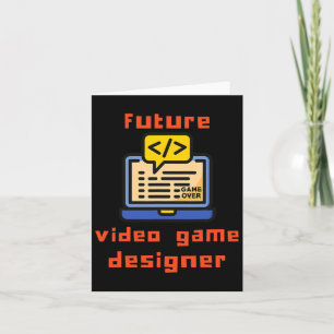Video Game Designer Programmer Coder  Card