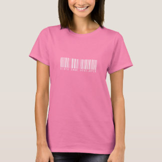 Video Game Developer Bar Code T-Shirt