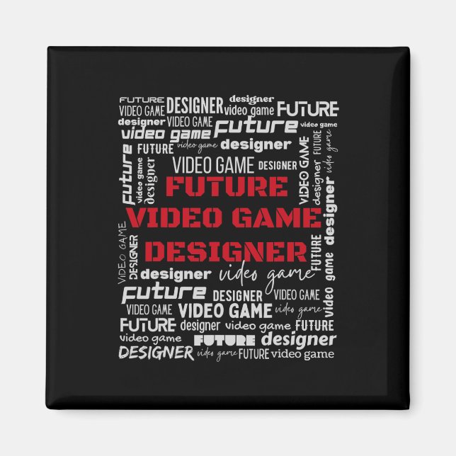 Video Game Developer Future Video Game Designer  Magnet (Front)