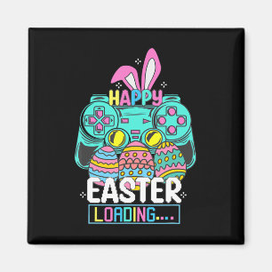 Video Game Easter Bunny Gaming Controller Gamer Bo Magnet