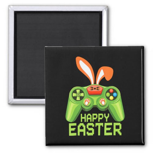 Video Game Easter Bunny Gaming Controller Gamer Bo Magnet
