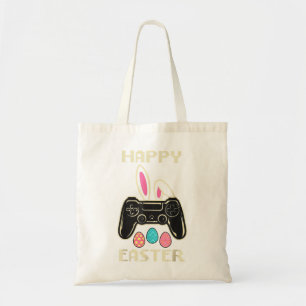 Video Game Easter Bunny Gaming Controller Gamer Bo Tote Bag
