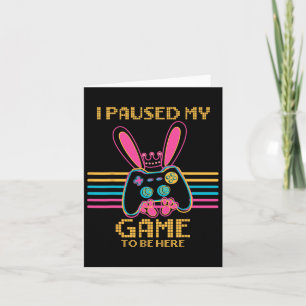 Video Game Easter Bunny Gaming Controller Gamer Gi Card