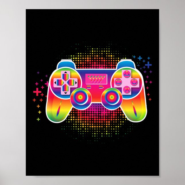 Video Game Gamer Controller  Poster (Front)