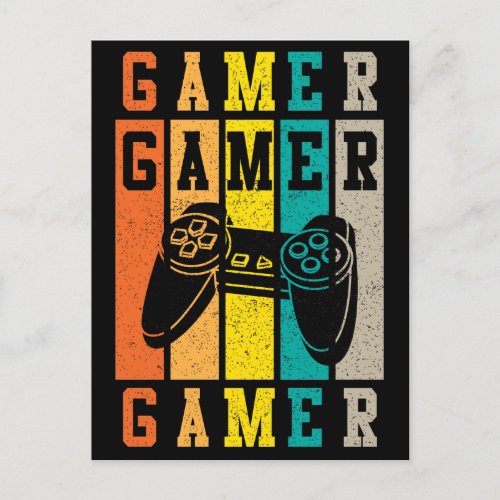 Video Game _ Gamer Poster Postcard