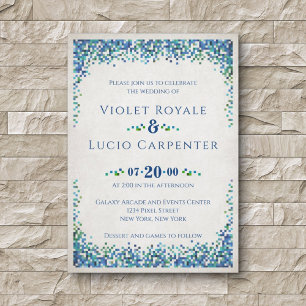 Video Game Geek Wedding Invitation