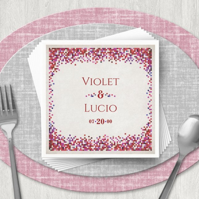 Video Game Geek Wedding Napkins (Creator Uploaded)