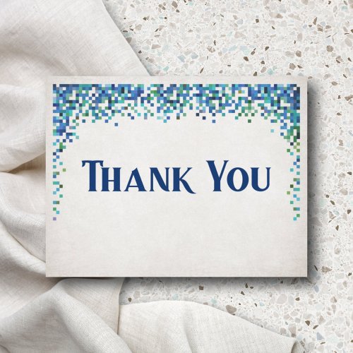 Video Game Geek Wedding Thank You Card