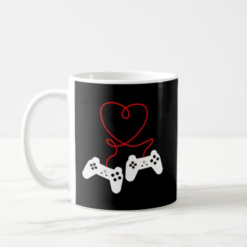 Video Game Heart Controllers  Coffee Mug