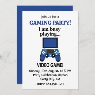 Video Game I am Busy Playing Video Game 