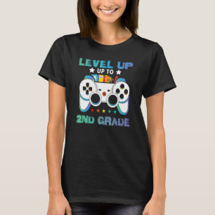 Video Game Level Up To 2nd Grade Team Second Grade T-Shirt