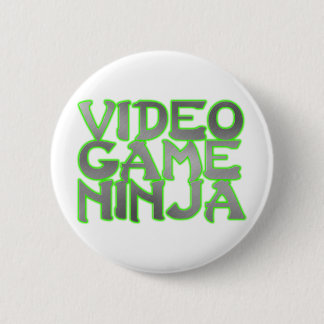 VIDEO GAME NINJA (green) Pinback Button