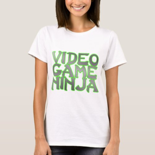 VIDEO GAME NINJA green T_Shirt