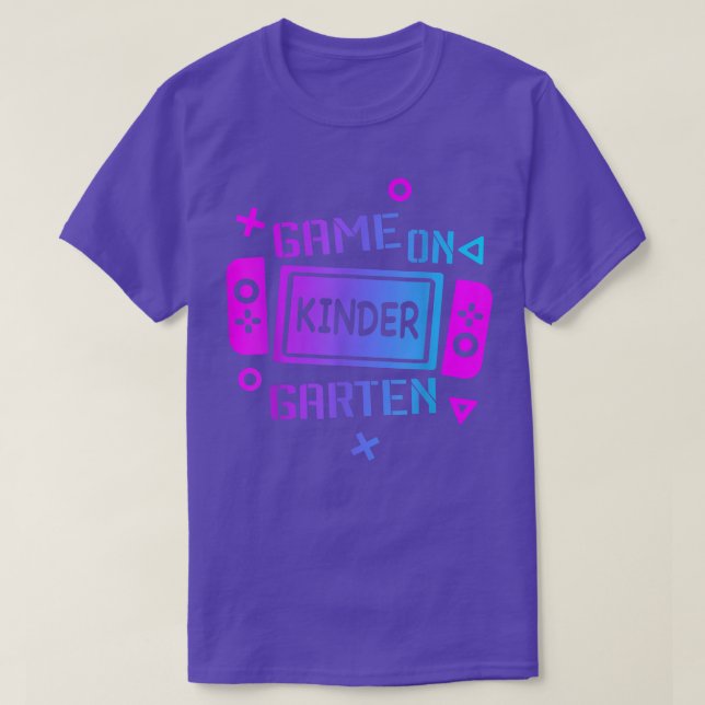Video Game On Kindergarten  T-Shirt (Design Front)