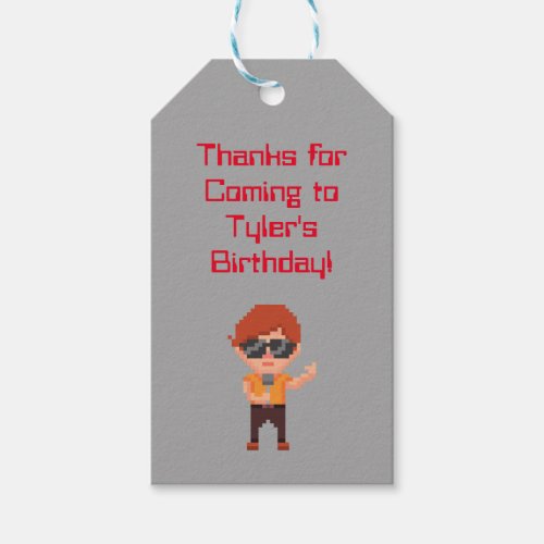Video Game Party Favor Tag