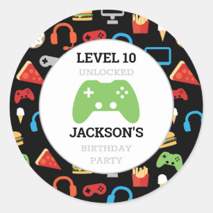 Video Game 12th Birthday Party Decorations for Boys, Level Up 12 Birthday  Decorations with Level 12 Unlocked Cake Topper Banner for Gaming Party 12