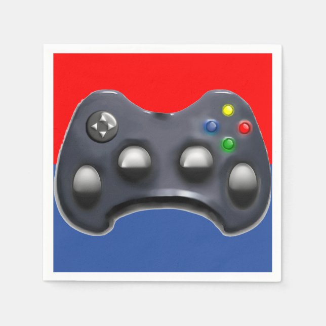 Video Game Party Napkins (Front)