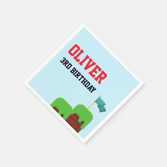 Video Game Party Napkins Gamer Birthday Supplies (Corner)
