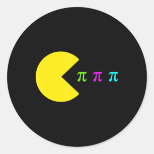 Video Game Pi Day Gamer Math Teacher Kids Boys Men Classic Round Sticker