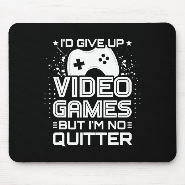 Video Game Player - Pc Console Online Gaming - Fun Mouse Pad (Front)