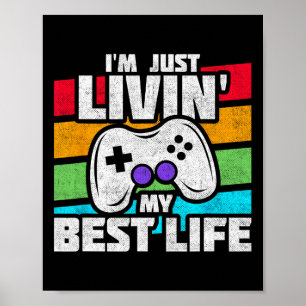 Video Game Player - Pc Console Online Gaming - Fun Poster
