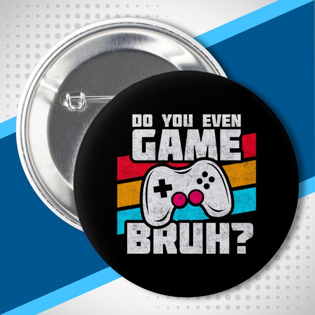 Video Game Player - Video Gaming - Funny Gamer Button (Creator Uploaded)