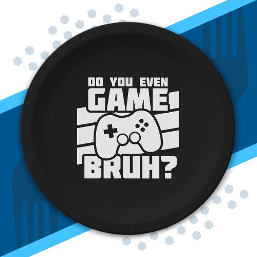 Video Game Player _ Video Gaming _ Funny Gamer Paper Plates