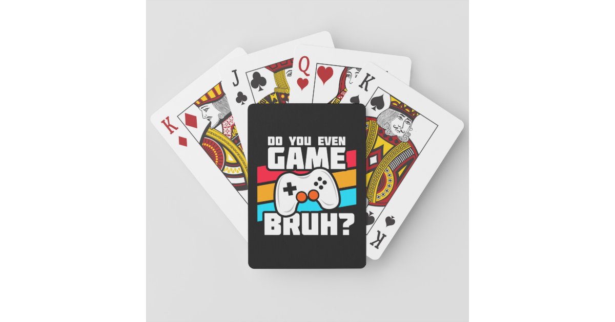 Video Game Player - Video Gaming - Funny Gamer Playing Cards | Zazzle