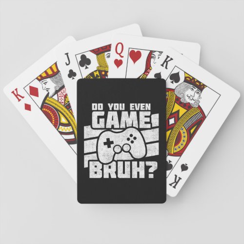 Video Game Player _ Video Gaming _ Funny Gamer Poker Cards