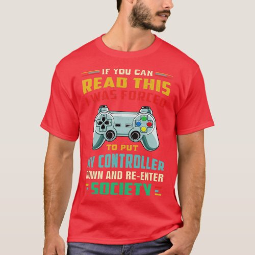 Video Game Retro Vintage Gaming lover or Gamer Tee