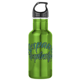 Video game, text illustration Respawn Responsibly Stainless Steel Water Bottle