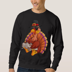 Video Game Thanksgiving Turkey Gamer Boys Kids Tee