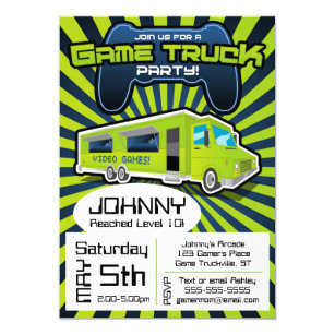 Video Game Birthday Invitations | Zazzle