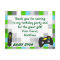 Video Game Truck Birthday Party Thank You