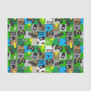 Video Game Truck Gamer Tissue Paper