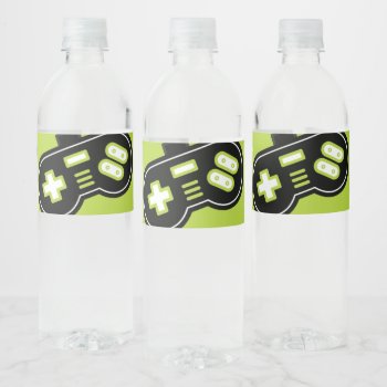 Video Game Truck Water Bottle Label by mistyqe at Zazzle