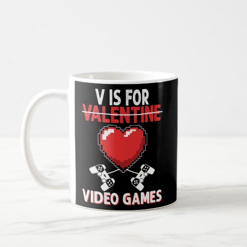 Video Game Valentines Day Youth Teen Gamer   Coffee Mug