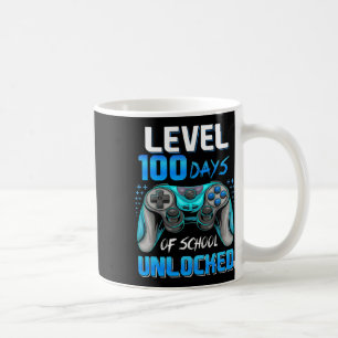 Video Gamer 100th Day Of School Level 100 Days Unl Coffee Mug