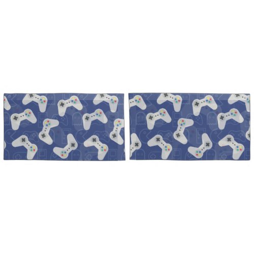 Video Gamer Controllers Pillow Case