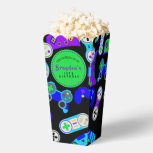 VIDEO GAMER GAMING Kids Birthday Party Favor Boxes