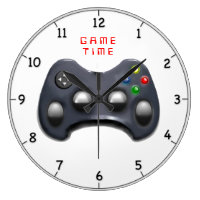 video gamer gifts large clock