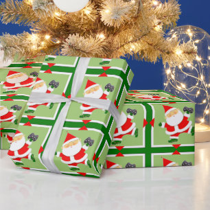 Video Gamer Holiday Gift Wrapping Paper