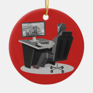 Video Gamer Ornament